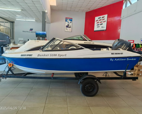 Bunker 510 con Yamaha 60hp 4T